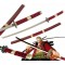 RIPRODUZIONE ORNAMENTALE KATANA RORONOA ZORO RED DELUXE [ZS9413A]