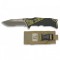 TACTICAL FOLDING KNIFE 19655 K25 GREEN AND BLACK [19655]