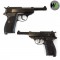 PISTOLA WE  P38 A GAS BLACK FULL METAL [7724]