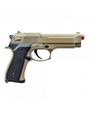 CYMA PISTOLA ELETTRICA M92 COLPO SINGOLO/RAFFICA TAN [CM126T]