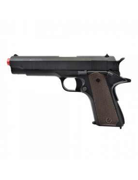 CYMA PISTOLA ELETTRICA COLT 1911 COLPO SINGOLO/RAFFICA NERA [CM123]