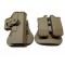 SET FONDINA E PORTA CARICATORE PER SERIE GLOCK TAN BIG DRAGON [BD-6100T]