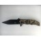 STEEL CLAW KNIVES GREEN CAMO K595 (CW-K595) TACTICAL FOLDING KNIFE