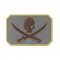 EMERSON PIRATE SKULL PATCH IN PVC  [EM5553]