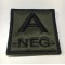 GREEN BLOOD GROUP PATCH '' A NEGATIVE '' DEFCON 5 [D5-TVGS-NEG OD A]