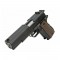 1911 PISTOL DOUBLE BARREL BLACK GAS BB 6mm FUL METAL WE [7726]