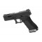 PISTOLA DE GAS G17 G-FORCE NEGRO CAÑÓN NEGRO/PLATA WE [22274]