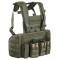 GILET TACTIQUE CHEST RIG MARTE 1000 DENIER VERT DEFCON 5 [D5-RC909 OD]