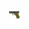 GLOCK G23 GAZ BLOWBACK GLISSIÈRE ABS VERT [AIR206045]