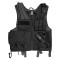 GILET TATTICO IN RETE E CORDURA CON PORTACARICATORI AR 70/90 M16 NERO [2ET03N]