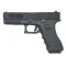 HWASAN G17 SERIES GAS BLOWBACK PISTOL (TOP METAL SLIDE - BLACK) [110948]