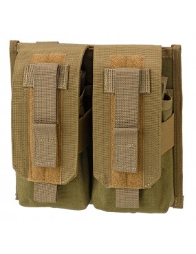 DEFCON 5 PORTA CARICATORE DOPPIO A MOLLE M4/AK COYOTE TAN  [D5-M4AKD CT]