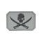 EMERSON PIRATE SKULL PATCH IN PVC  [EM5553A]