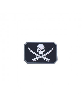 EMERSON PATCH PIRATE SKULL IN PVC [EM5553D]