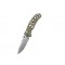 COUTEAU PLIANT G10 MANCHE VERT LAME 8,5cm GANZO [FB7631-GR]