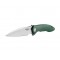 COLTELLO CHIUDIBILE MANICO G10 COLORE VERDE LAMA 8,5cm  GANZO [FH51-GR]