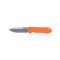 COUTEAU PLIANT G10 MANCHE ORANGE LAME STONE WASHED CM 9 [F7452P-OR-WS]