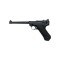 WE GAS PISTOL P08 NOIR CANON 6" [W-P08M]