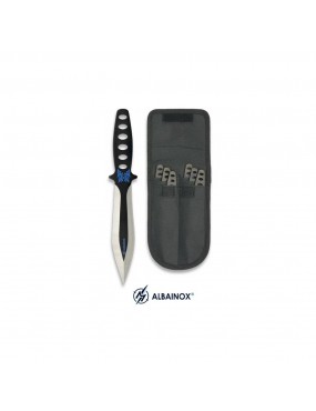 SET OF 6 ALBAINOX FIXED BLADE THROWING KNIVES [32095]