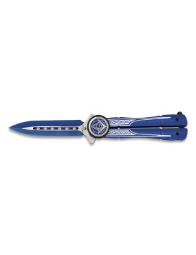 ALBAINOX COLTELLO BUTTERFLY BLU LAMA 10 CM [2115]