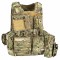 AIRSOFT TACTICAL VEST DEFCON 5 ARMOR CARRIER MULTICAMO [D5-BAV06 MC]