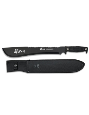 MACHETE TACTICO K25 HOJA FIJA CON FUNDA DE NYLON 36 CM [32265]