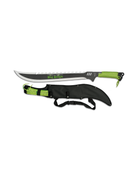 MACHETE TACTICO ALBAINOX MAD ZOMBIE MANGO ACERO CON PARACORD HOJA 48 CM [32270]