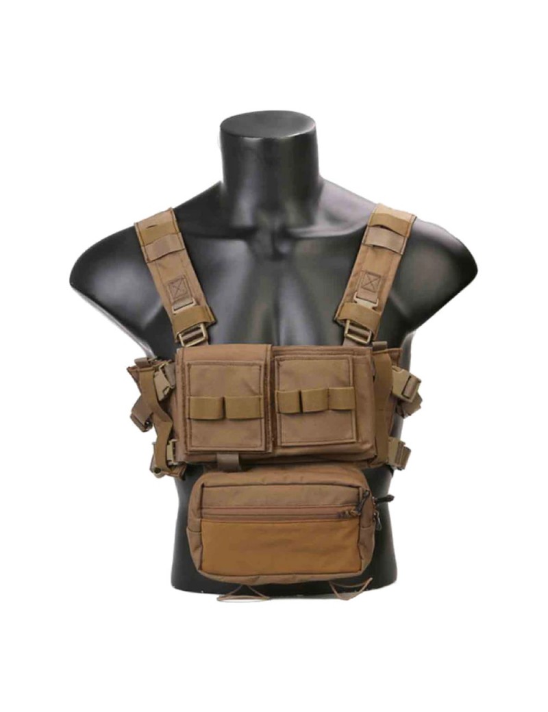 GILET TATTICO CHEST RIG MARTE 1000 DENIER VEGETATO ITALIANO DEFCON