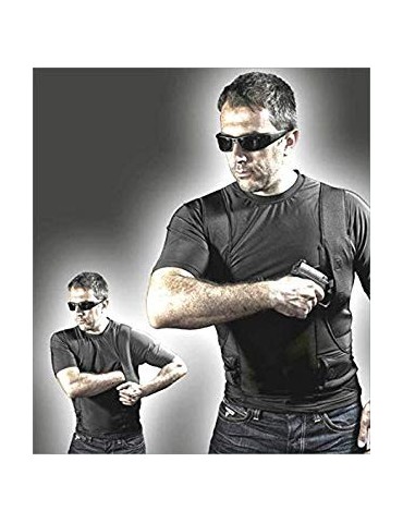 VEGA HOLSTER T-SHIRT BIANCA CON FONDINA INTERNA AMBIDESTRA [UWH401W]