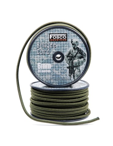 FOSCO CORDA ELASTICA BUNGEE 6 mm PER 60 METRI VERDE [319471OD]