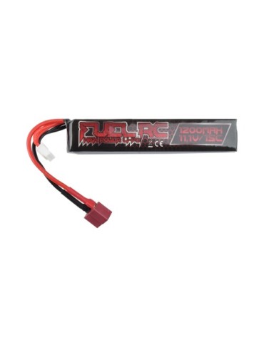 FUEL BATTERIA LI-PO 11.1V X 1200MAH 15C STICK CONNETTORE DEANS [FL-11.1X1200T-DE]