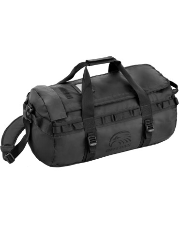 DEFCON 5 DUFFLE BAG ZAINO BORSA WATERPROOF NERO 55 LITRI [D5-5519 B]