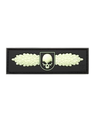 DEFCON 5 PATCH IN GOMMA SOF SKULL BADGE PATCH GID [D5-JTG-29 GID]