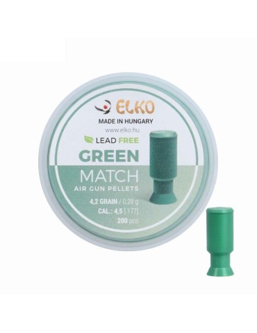 ELKO PIOMBINI GREEN MATCH CAL. 4,5 mm [ICM105]