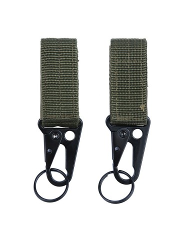 101 INC MOSCHETTONE CON SISTEMA MOLLE CON PORTACHIAVI JFO03 VERDE [259345 OD]