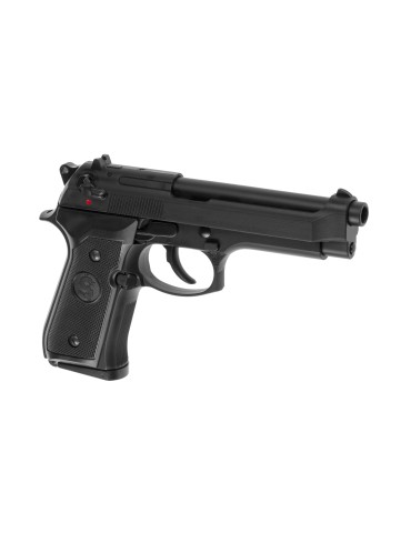 LS PISTOLA A GAS M9 VERTEC NERA SENZA SLITTA SOTTOCANNA [LS-M9GBB]