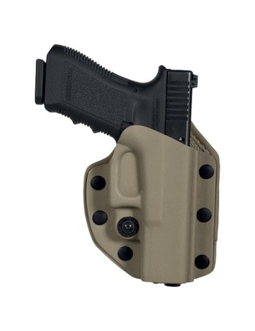 VEGA HOLSTER FONDINA VKK8 IN POLIMERO TERMOFORMATO DESERT PER GLOCK 17/18/19/22/23/25[VKK809D]