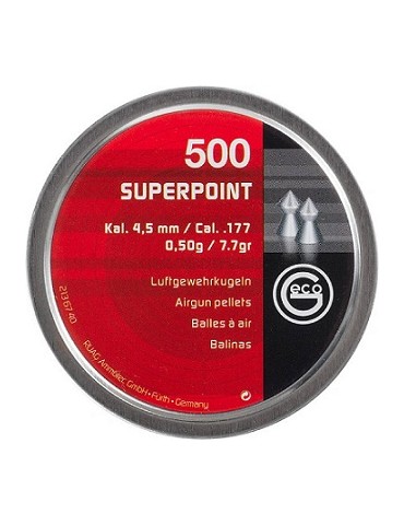 GECO PIOMBINI 4,5mm SUPERPOINT TESTA A PUNTA 0,50g [259-036]