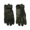 GUANTES TACTICOS DE CORDURA NEGRA REFORZADOS CON ECO CUERO [GL38B]