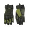 GANTS TACTIQUES VERTS EN CORDURA RENFORCÉS EN CUIR ECO. [GL38V]