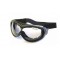 SPORT ROUND BLACK MASK WITH PLEXYGLASS LENS [YH305]