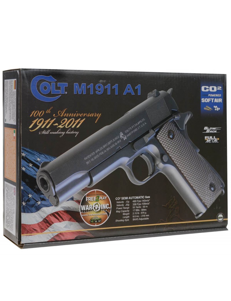 Colt 1911 2011 Co2 Centenario Full Metal Cybergun 180512 9606