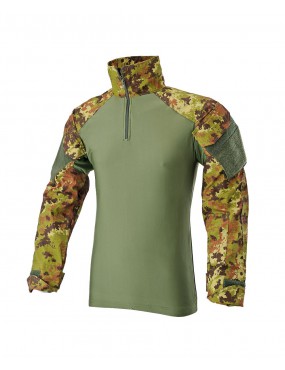 CHEMISE DE COMBAT DEFCON 5 EN LYCRA ET MAILLE CHEMISE DE COMBAT CAMO ITALIEN [D5-1610 VI]