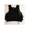 GILET TATTICO NERO TRAFOPRATO A 6 TASCHE [JQ029B]