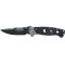 COUTEAU PLIANT DELTA MANCHE G10 NOIR PERFORÉ ELITE FORCE [5.0925]